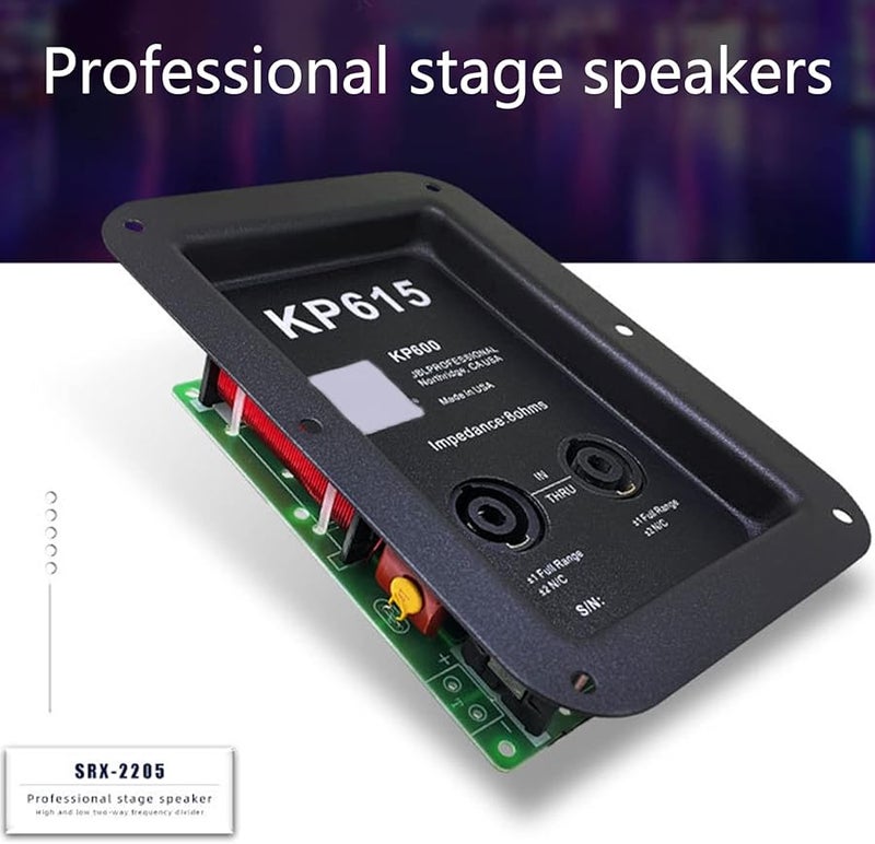 2 Way Treble Bass Frequency Divider Crossover for Home Theater Speaker System - Image 2